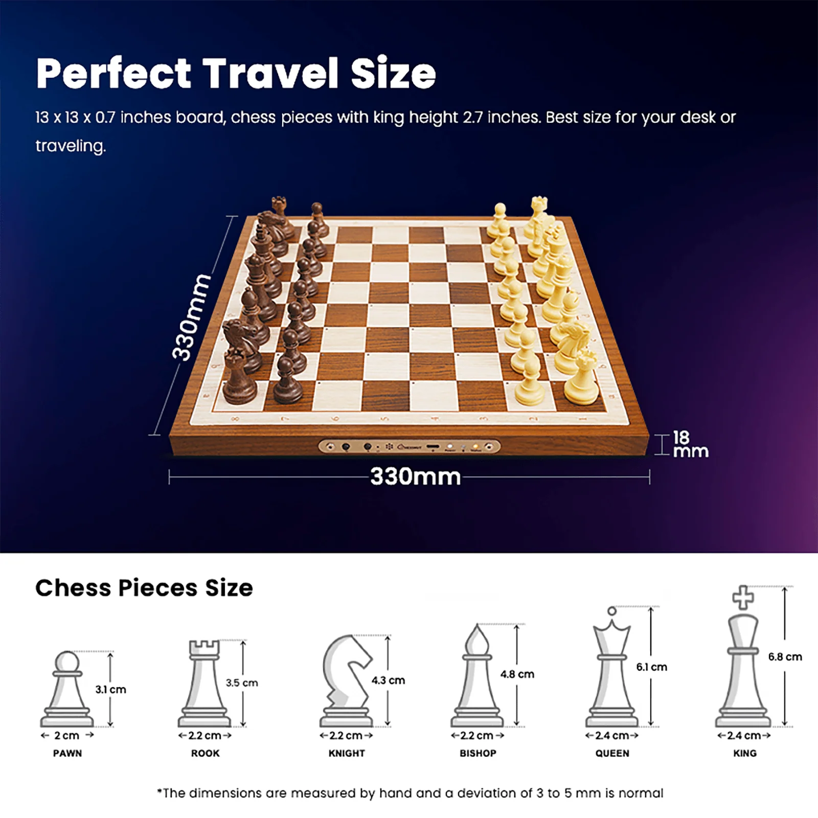 Chessnut Air Electronic Chess Set (Travel Size) - Image 3