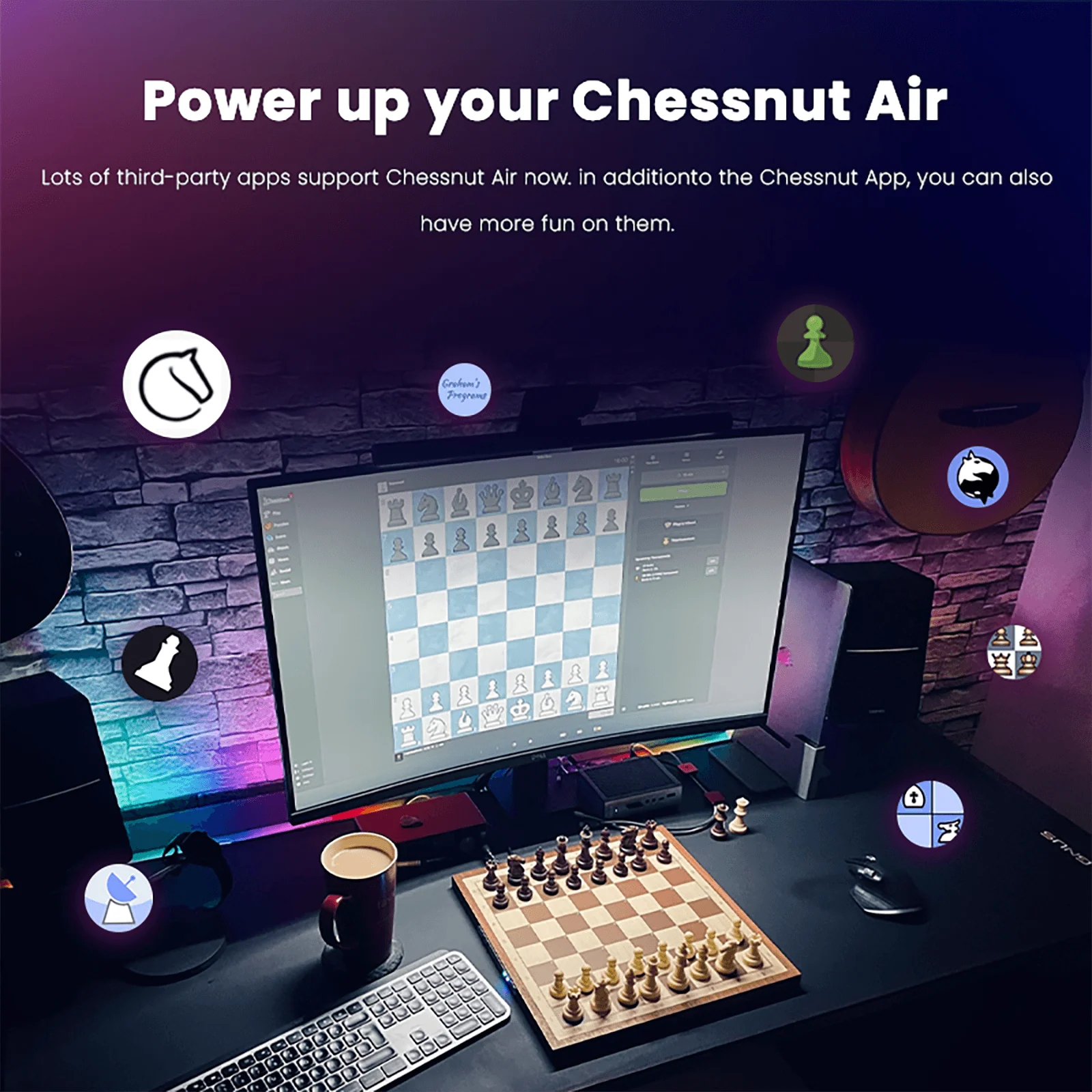 Chessnut Air Electronic Chess Set (Travel Size) - Image 5