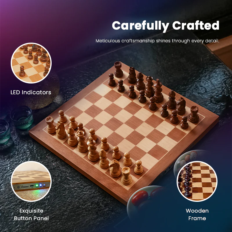 Chessnut Air Plus/Air+ Whole Wooden Portable Eboard - Image 5