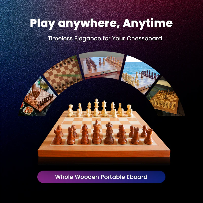 Chessnut Air Plus/Air+ Whole Wooden Portable Eboard - Image 6