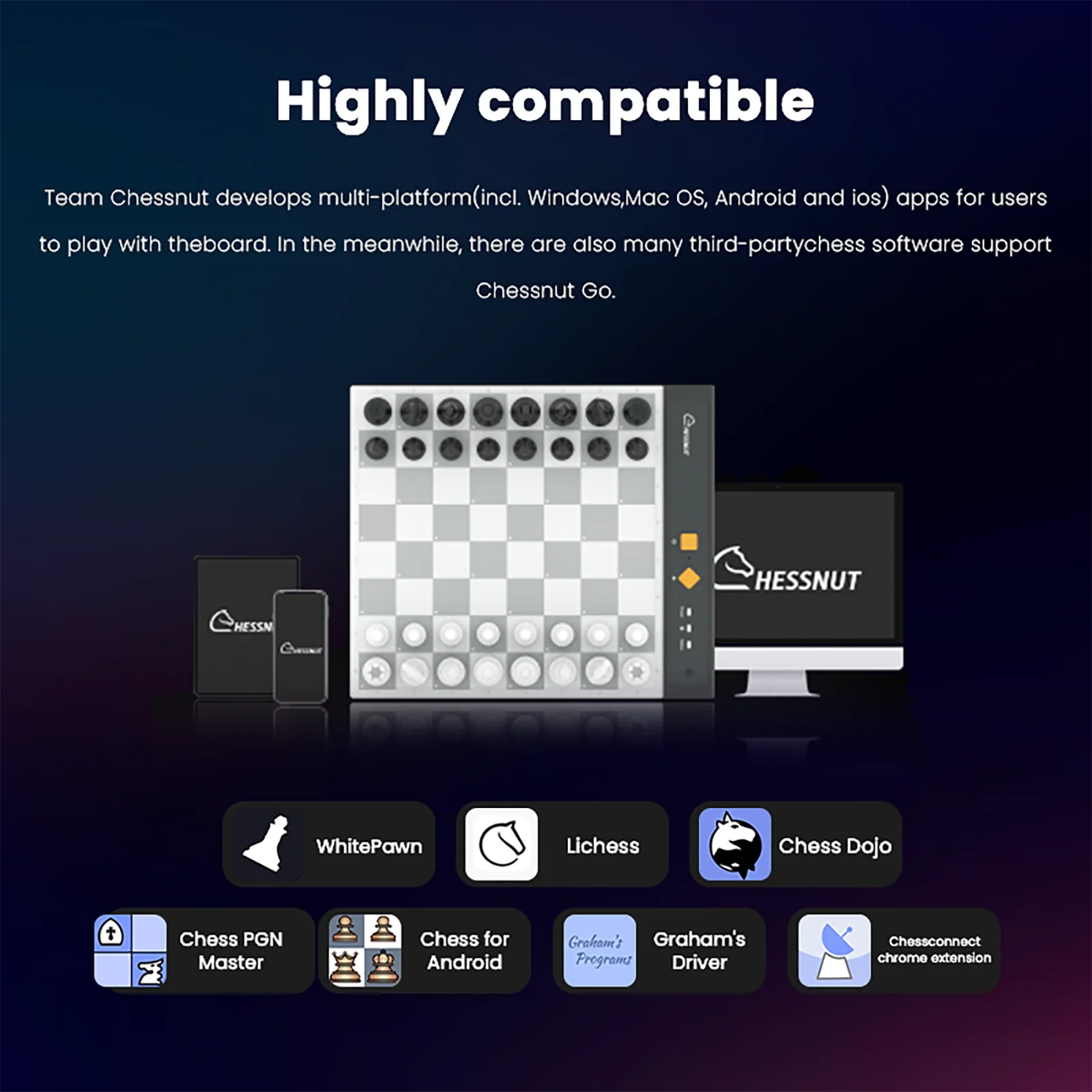 Chessnut Go Ultimate Portable Travel Electronic Chessboard - Image 6