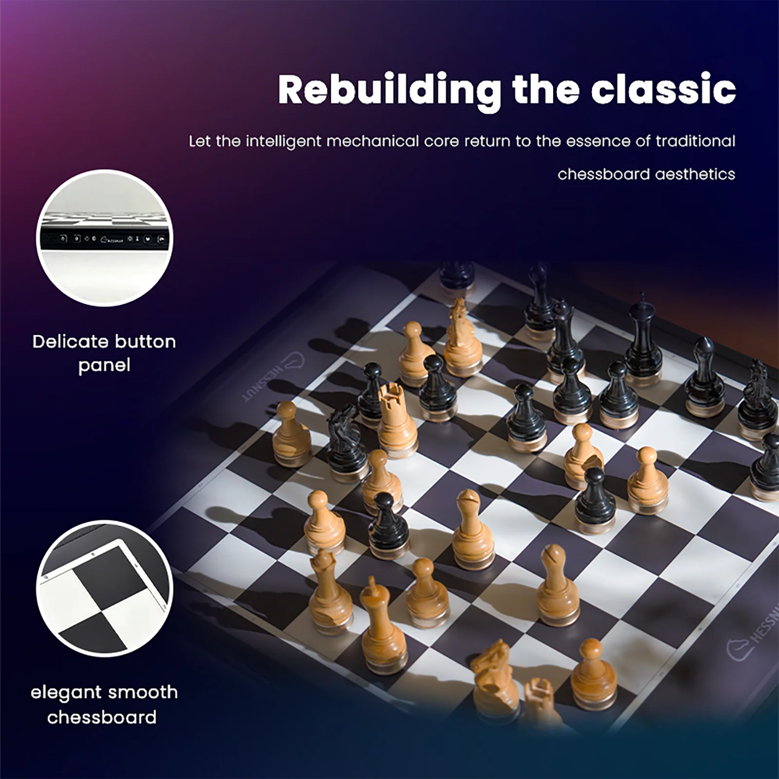 Chessnut Move - Advanced Robotic Chessboard with Wooden Pieces - Image 6