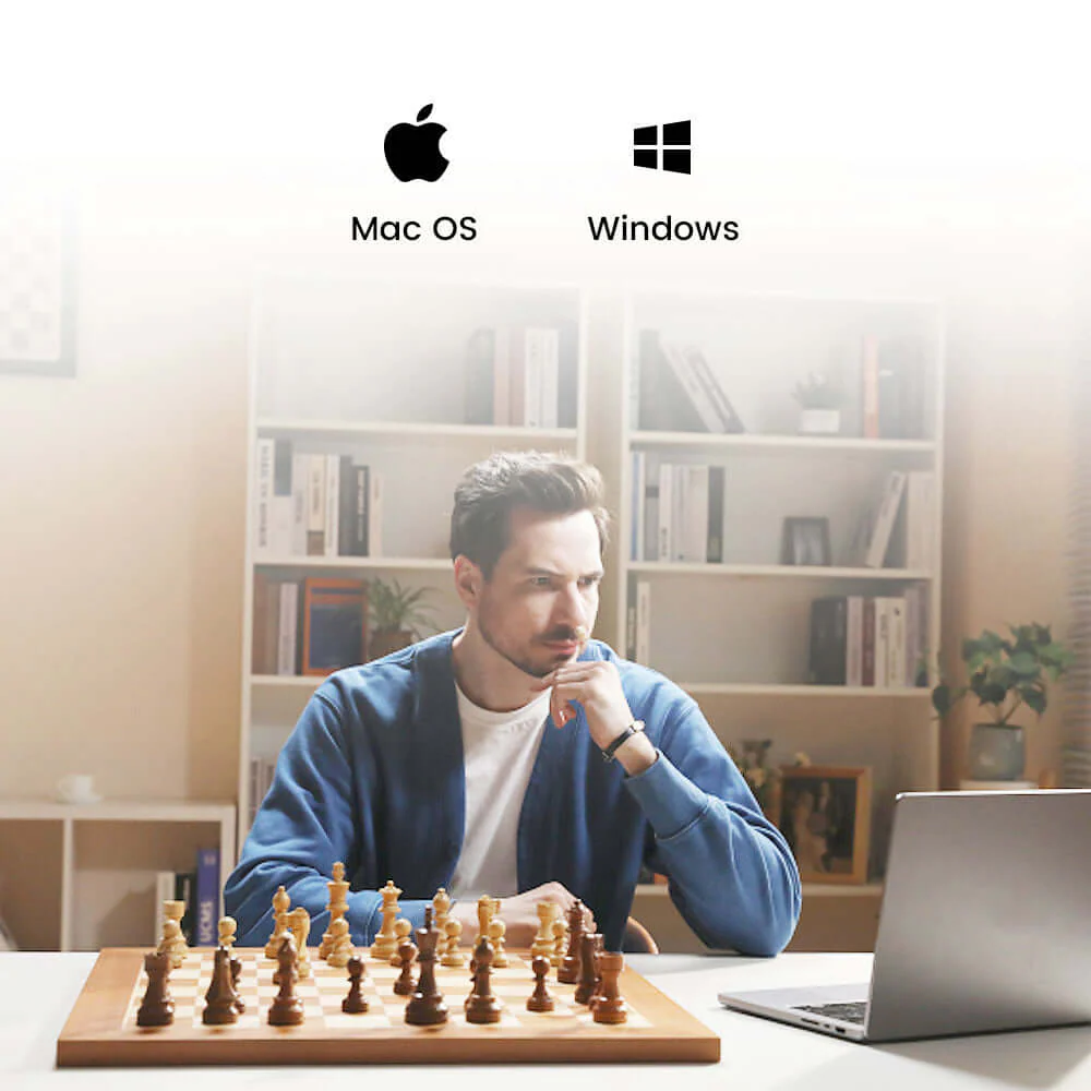 Chessnut Pro - Full sized wooden Electronic Chess Set with Regular chess pieces - Image 11