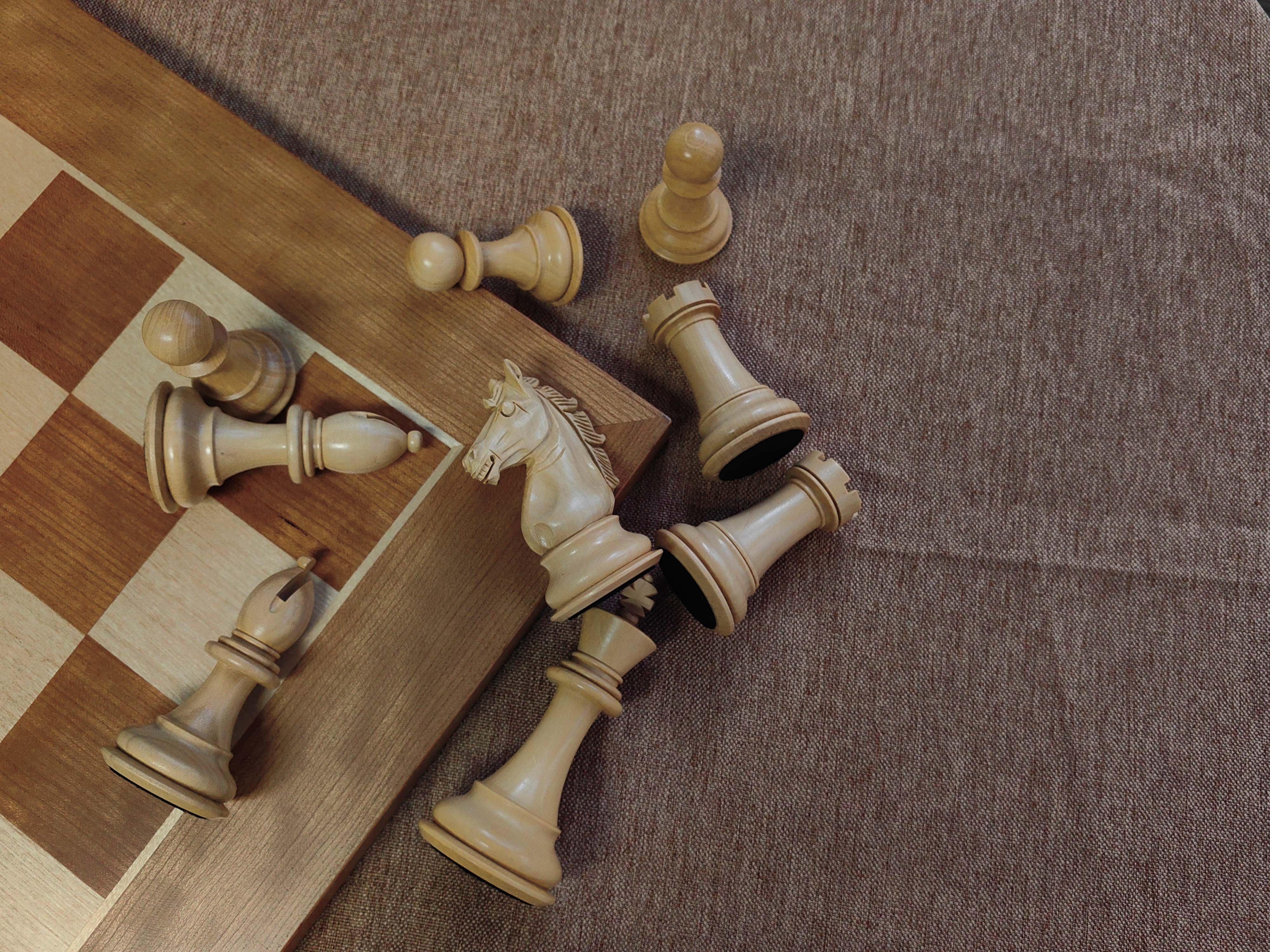 Premium whole wooden chess pieces for Chessnut Pro with built-in chip - Image 4