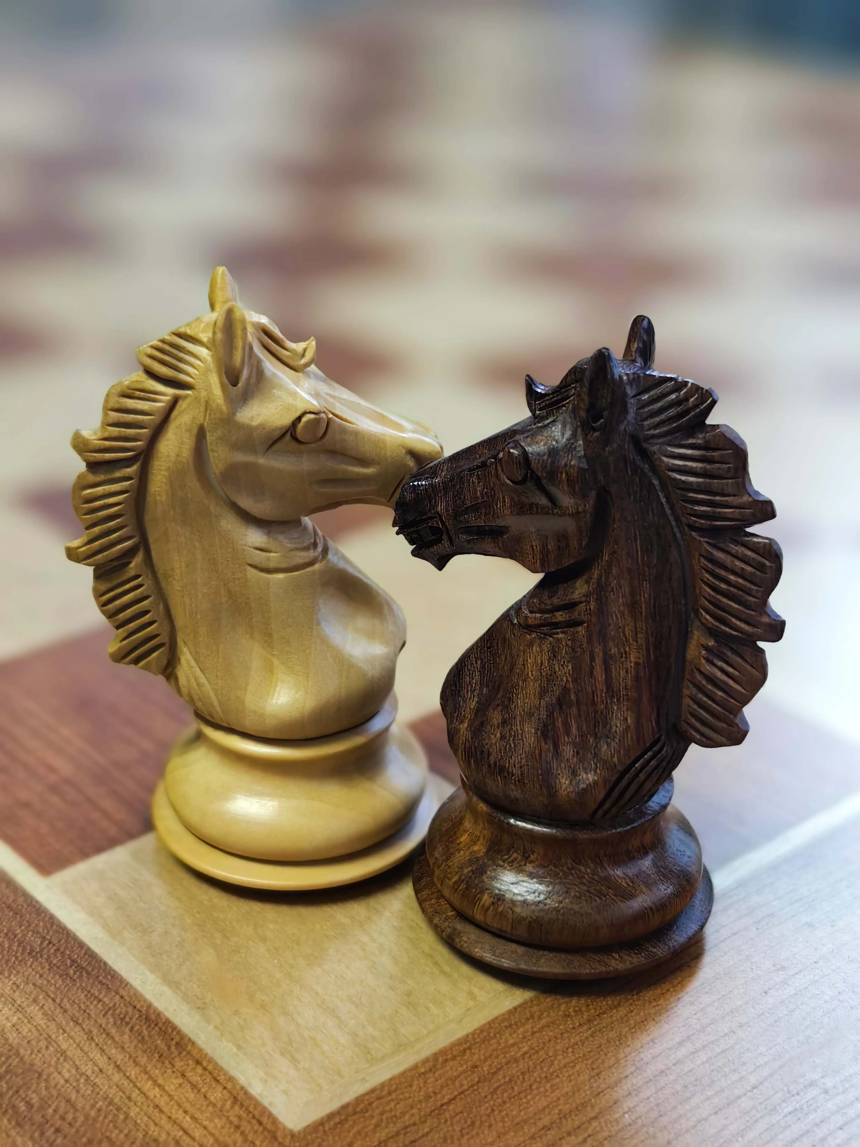 Premium whole wooden chess pieces for Chessnut Pro with built-in chip - Image 5