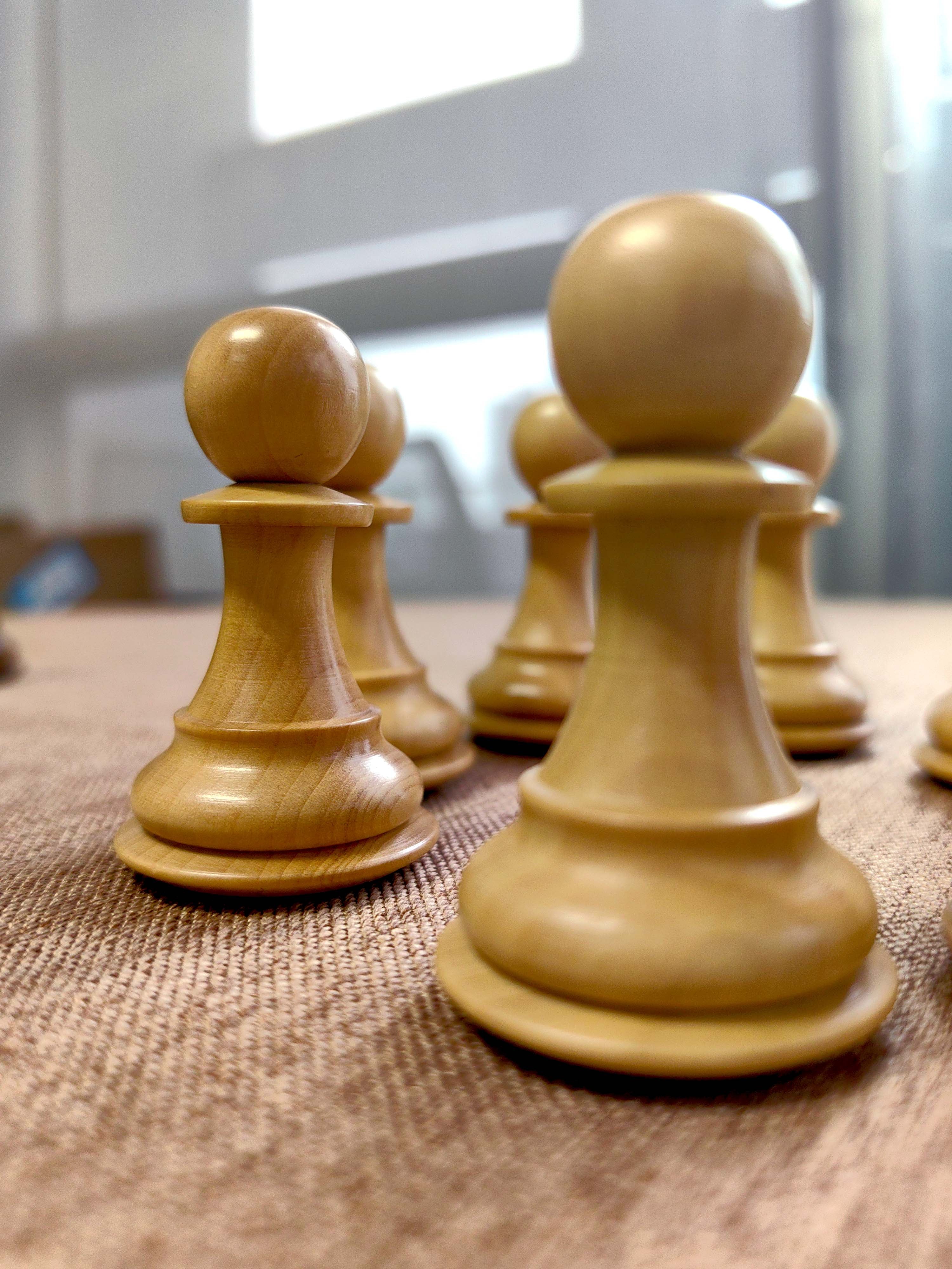 Premium whole wooden chess pieces for Chessnut Pro with built-in chip - Image 9
