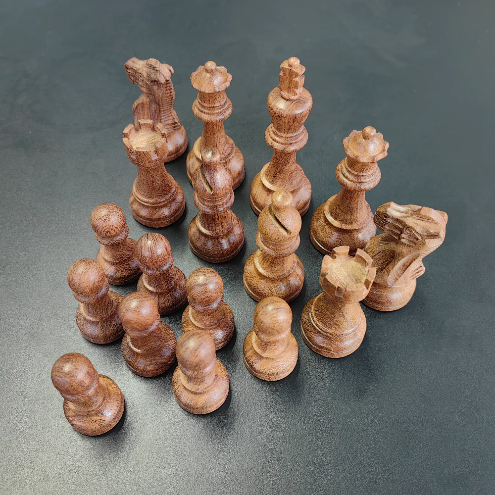 Regular wooden chess pieces for Chessnut Pro with built-in chip - Image 3